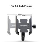 Bike Phone Holder CNC Motorcycle Handlebar Mobilephone Support Aluminum Alloy 360 Rotation MTB Road Bicycle Mount Accessories - Image 3