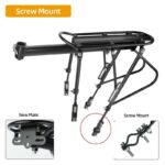 Deemount Heavy Duty Bicycle Luggage Carrier Rear Cargo Rack Stand 24-29'' Bike Trunk 100 KGS Load Fit 4.0 ‘’ Fat Bike Tire - Image 10